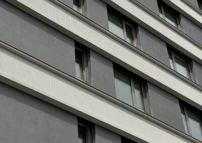 Realizace dřevohliníkových oken v provedení Aluwood Waveless Remízek Radlice Praha